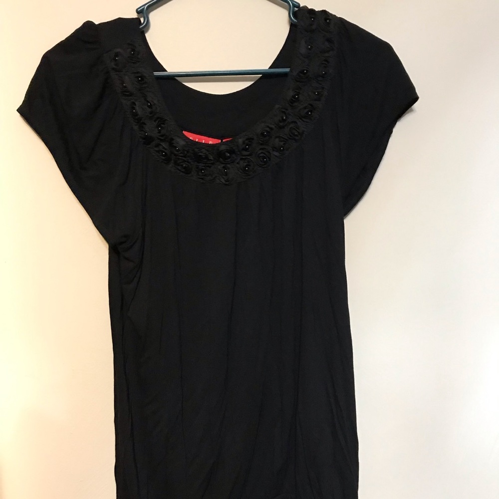 Elle black blouse, NWOT